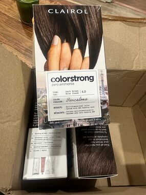 3 for 20 Clairol ColorStrong Zero Ammonia HairColor - Dark Brown (4.0) Barcelona